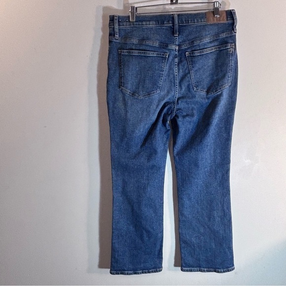 MADEWELL Sz 30 Cali Demi Boot Mid-Wash Jeans High Rise Slim Boot Above Ankle - Picture 3 of 11